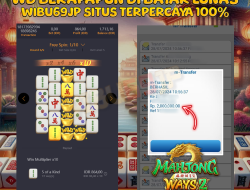 WIBU69JP PAGI PAGI SUDAH KASI PECAHAN MANTEP AJA IDR 2.000.000,- LUNAS