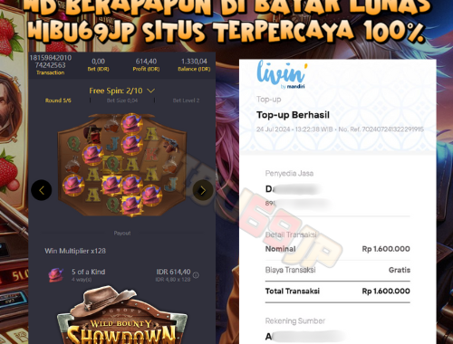 WIBU69JP SHOWDOWN MEMANG GA BIKIN NGEDOWN IDR 1.600.000,- LUNAS