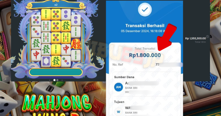 MAHJONG WINS 3 – BLACK SCATTER MELEDAK IDR 1.800.000,- LUNAS