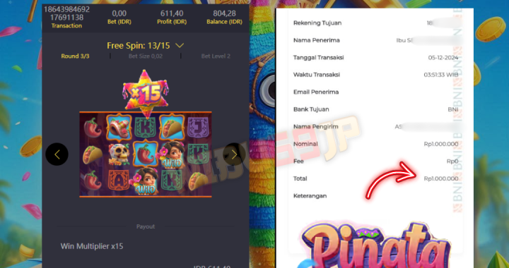 PINATA WINS KUDA PONI PALING GACOR IDR 1.000.000,- LUNAS