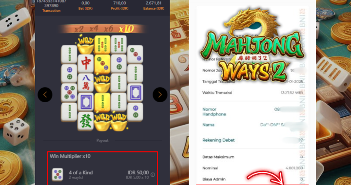 WIBU69JP AWAL TAHUN YANG BAIK MAHJONG WAYS 2 IDR 4.000.000,- LUNAS